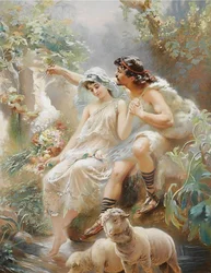 Allegorische Szene
